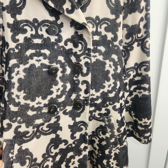 Anthropologie Leifnotes Hesa Corduroy Coat Paisley Print size 2 - Picture 6 of 14